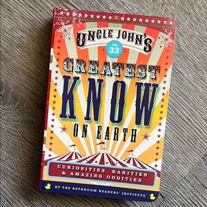 Uncle John's Greatest Know on Earth Bathroom Reader book 2020 GREAT GIFT! 🧻